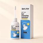 60 ml pet ear cleaning solution bottle and box for dogs and cats